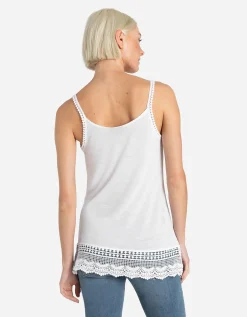 Top - Broderie - wit