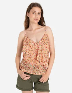 Top - Chiffon - roze