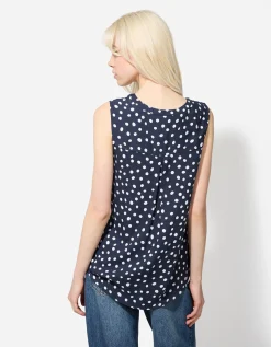 Top - donkerblauw