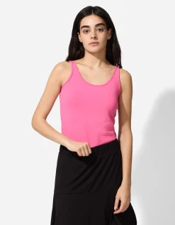 Top - Met stretch - roze