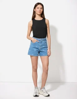 Top - Slim fit - zwart