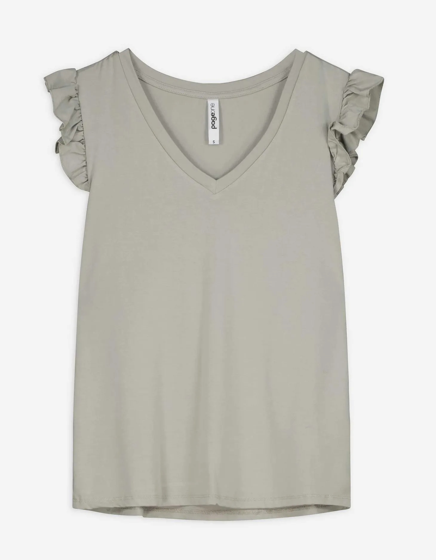 Top - Viscose - lichtgroen