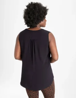 Top - Viscose - zwart
