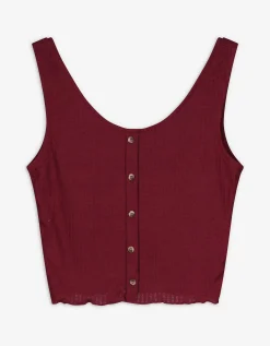 Top - Viscosemix - donkerrood