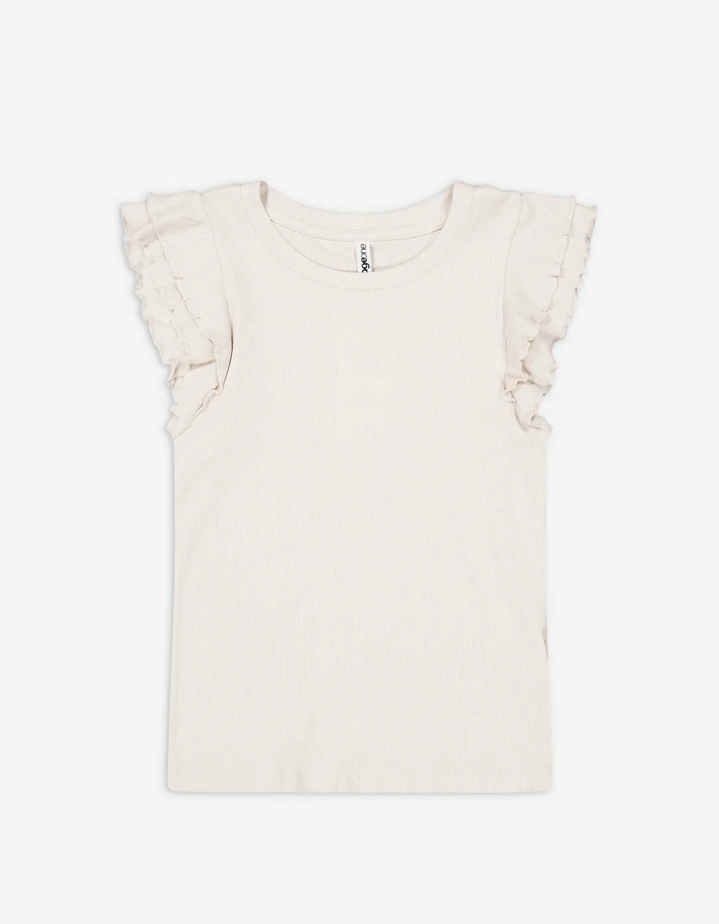 Top - Volants - wit