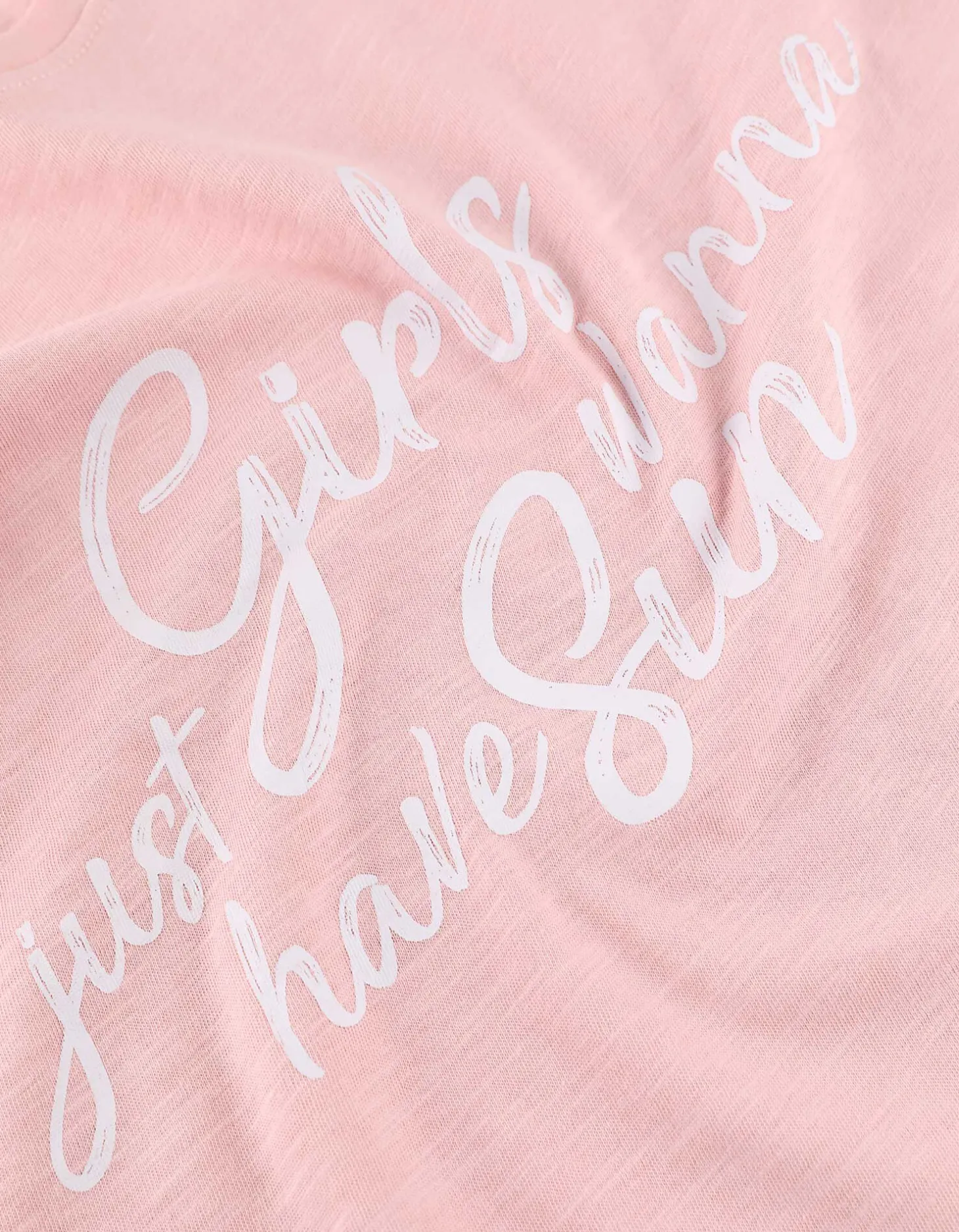 Top - Vooropdruk - roze