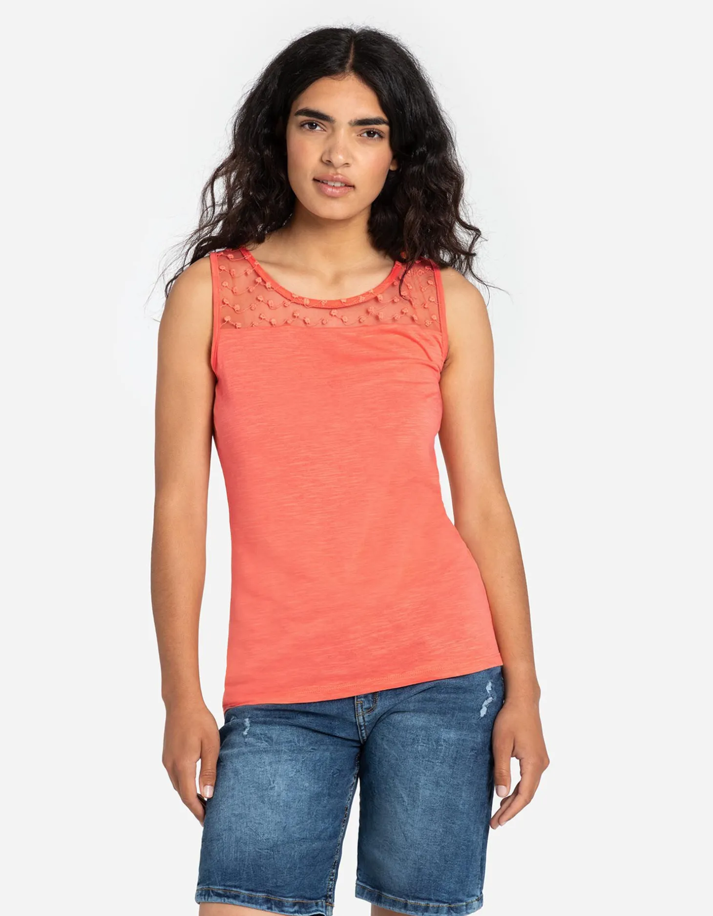 Top - Zachte touch - lichtrood