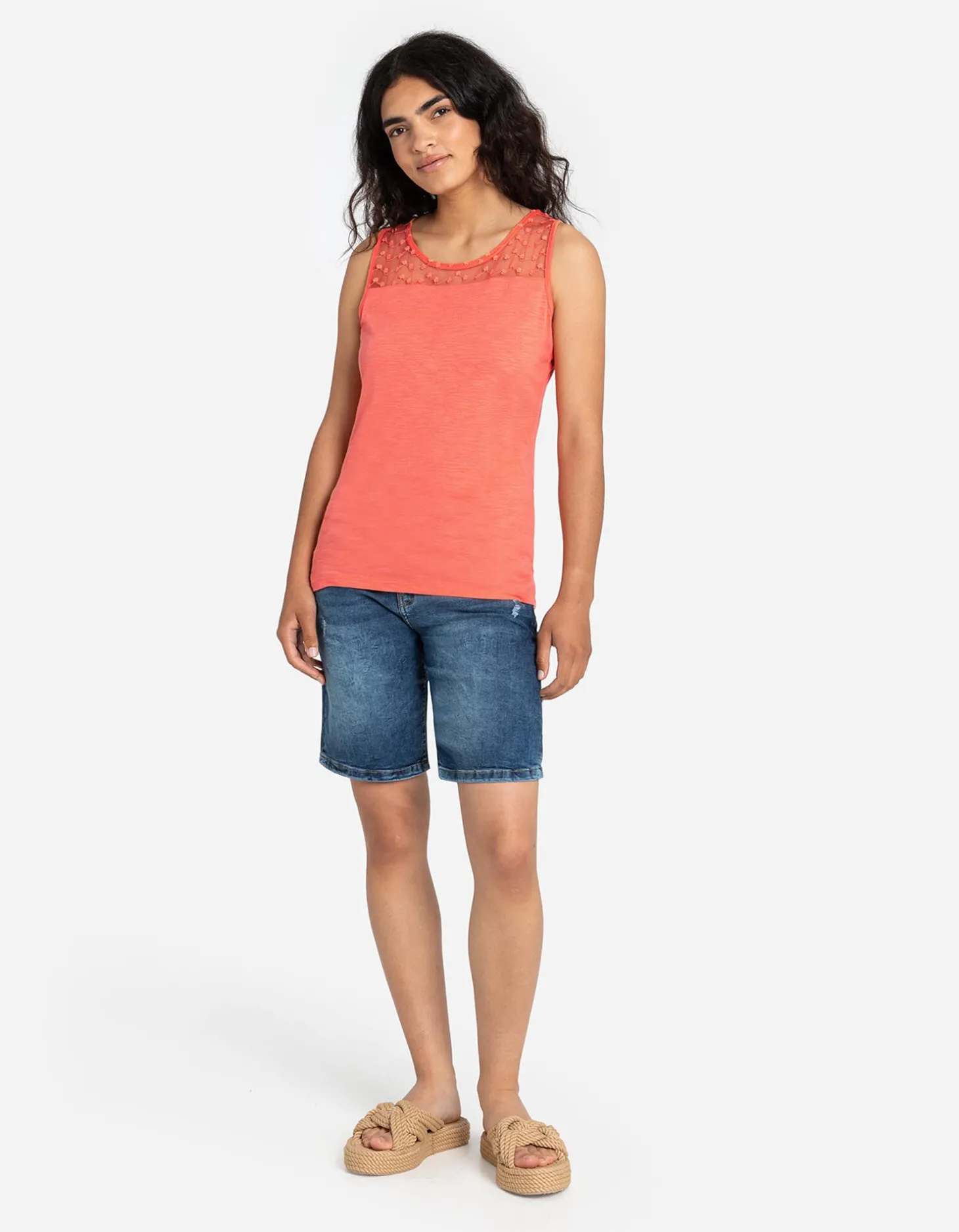 Top - Zachte touch - lichtrood