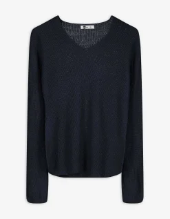 Trui - Effen - donkerblauw