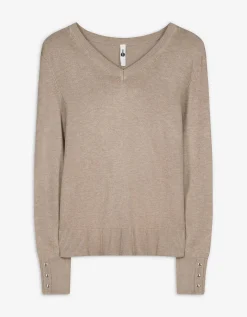 Trui - Gemêleerd - beige