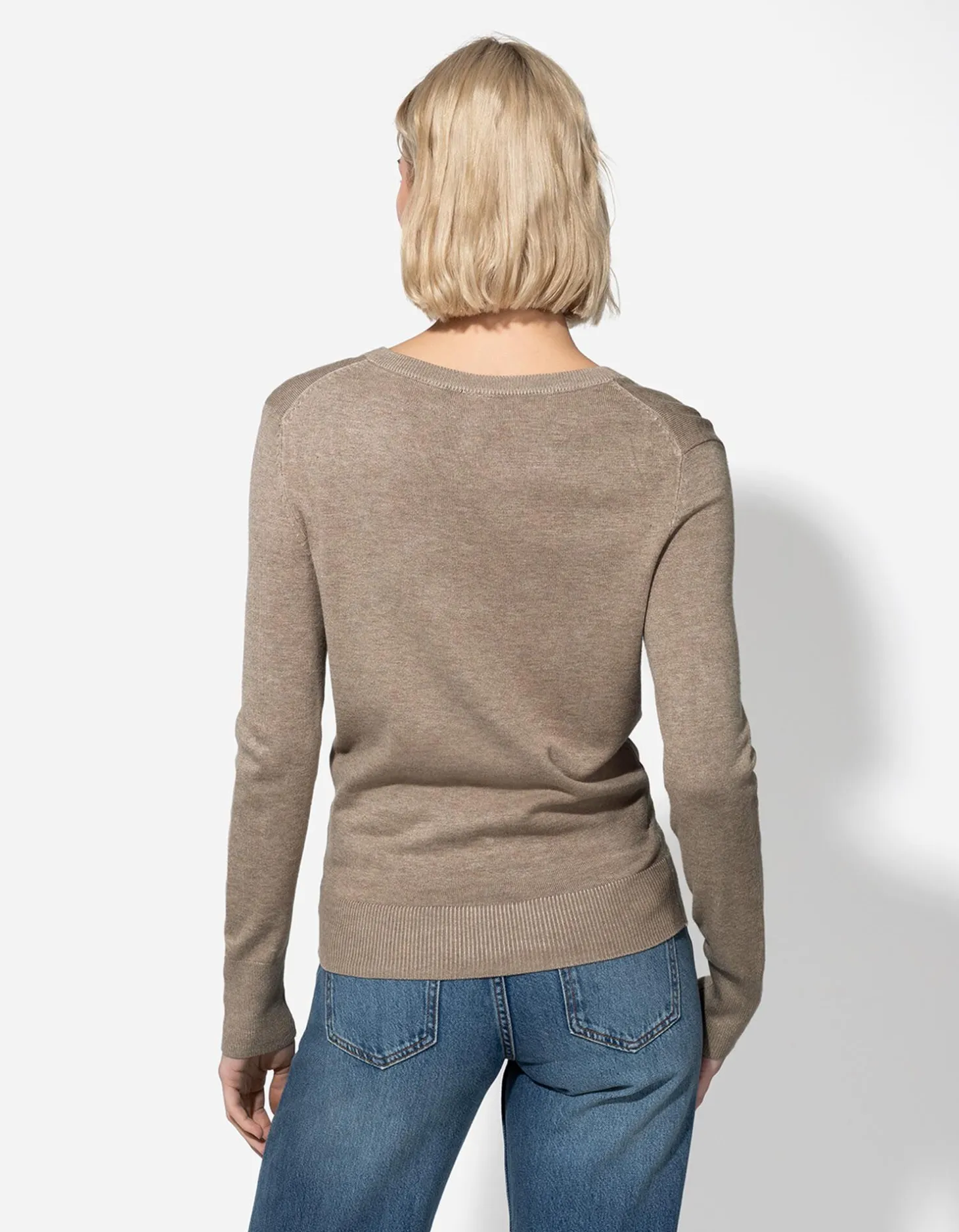Trui - Gemêleerd - beige