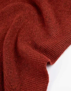 Trui - Grof breisel - donkerrood