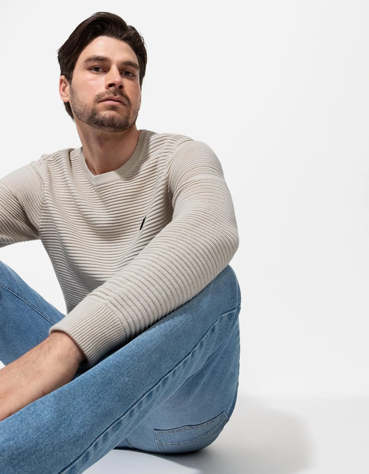 Trui - Label - beige
