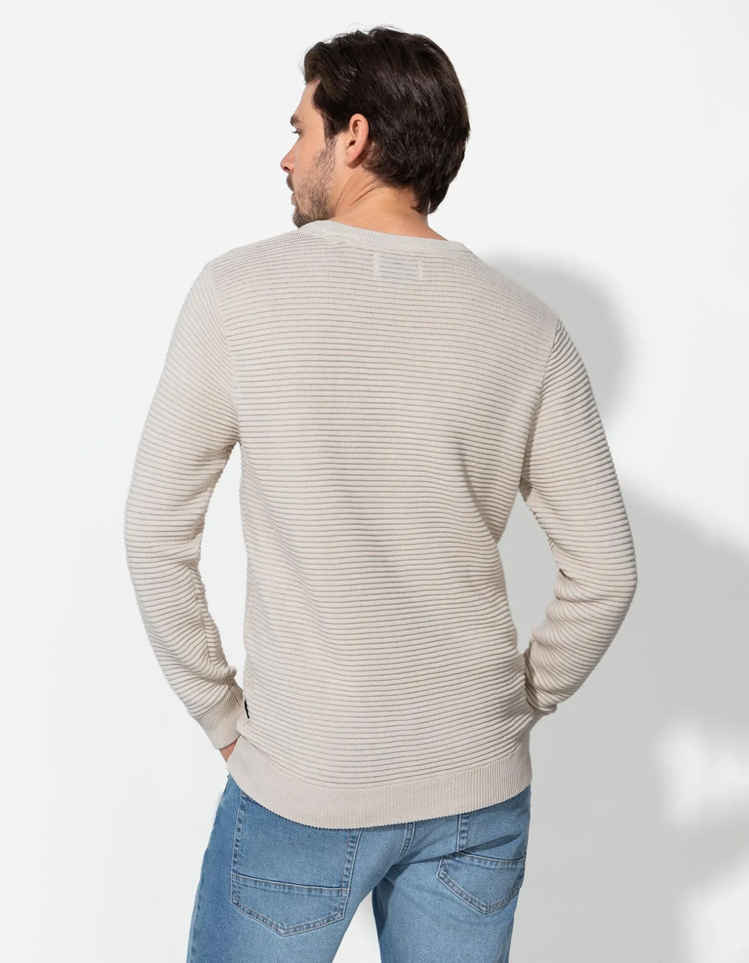 Trui - Label - beige