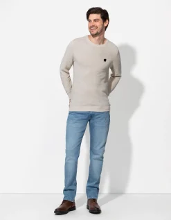 Trui - Label - beige