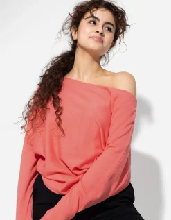 Trui - Oversized fit - lichtrood