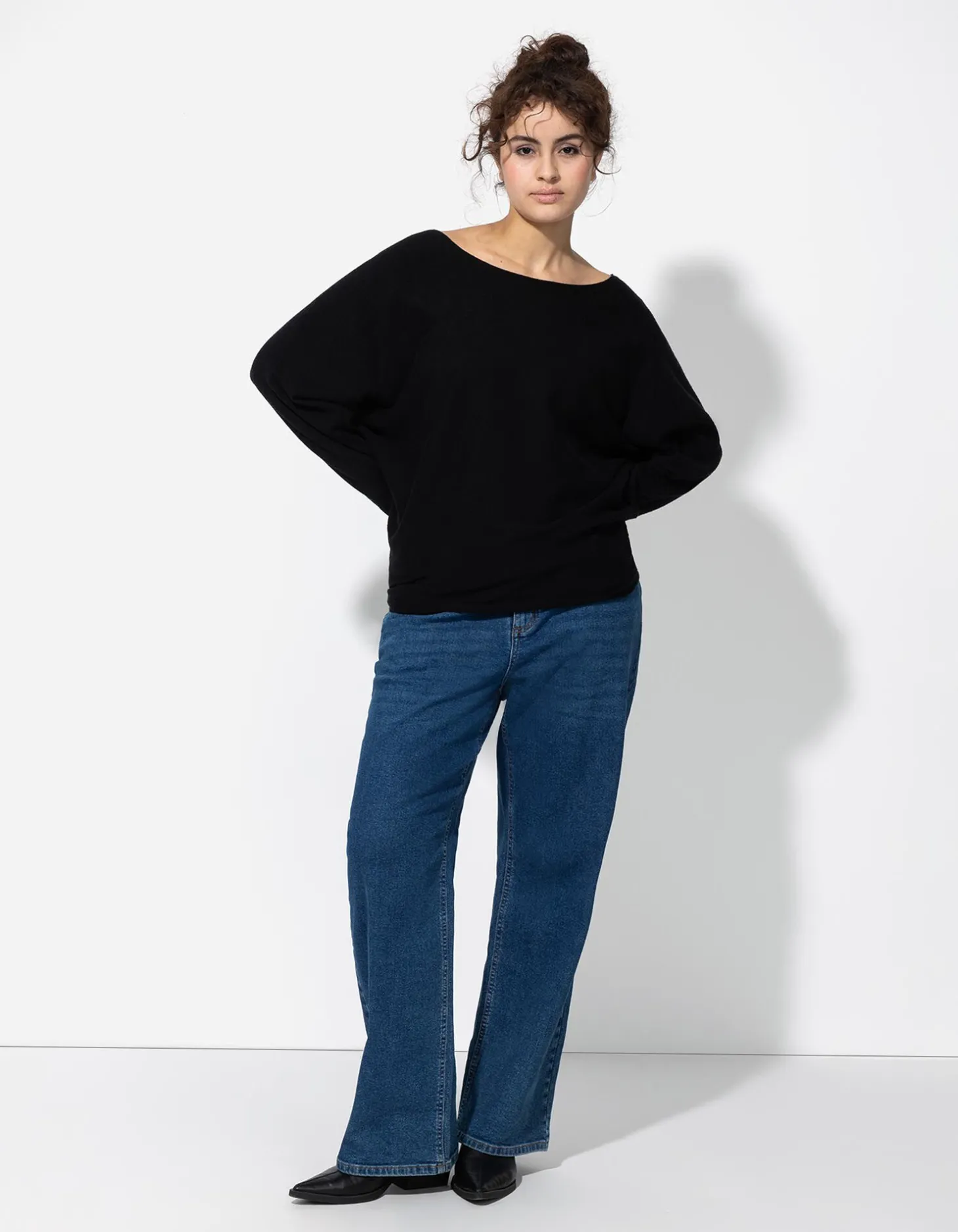 Trui - Oversized fit - zwart