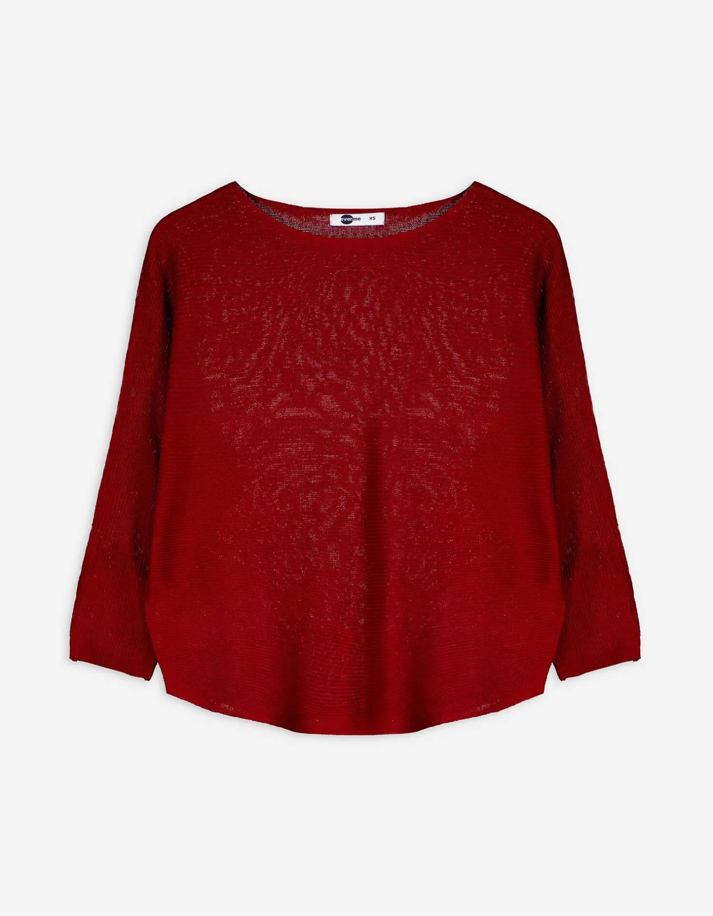 Trui - Oversized mouwen - donkerrood