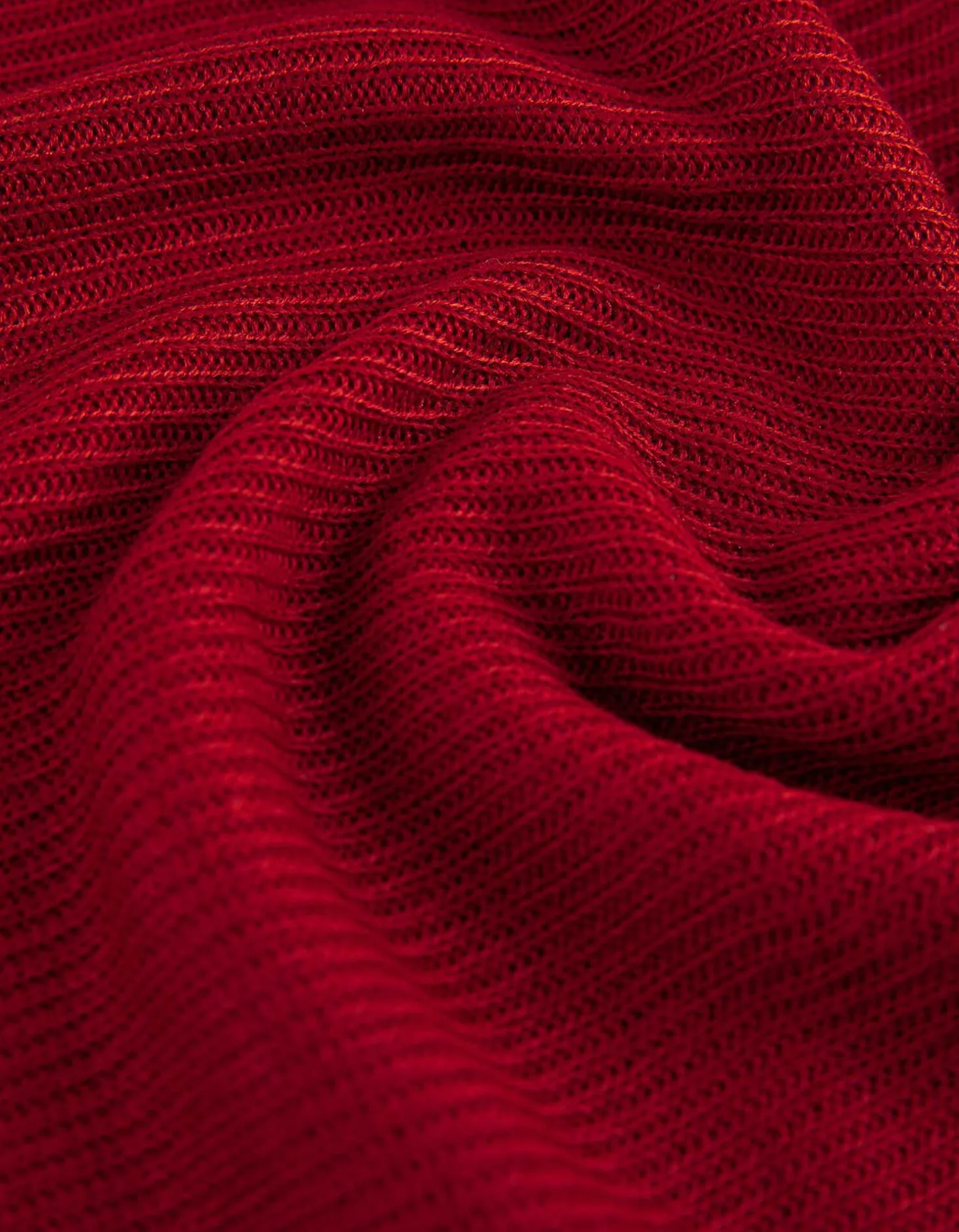 Trui - Oversized mouwen - donkerrood