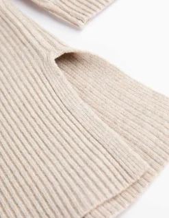 Trui - Ritssluiting - beige