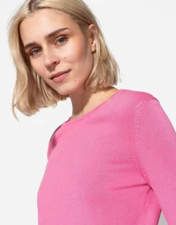 Trui - Sierknopen - pink