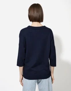 Trui - Viscosemix - donkerblauw