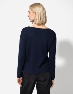Trui - Viscosemix - donkerblauw