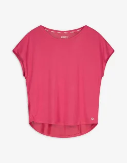 T-shirt - Ademend - pink