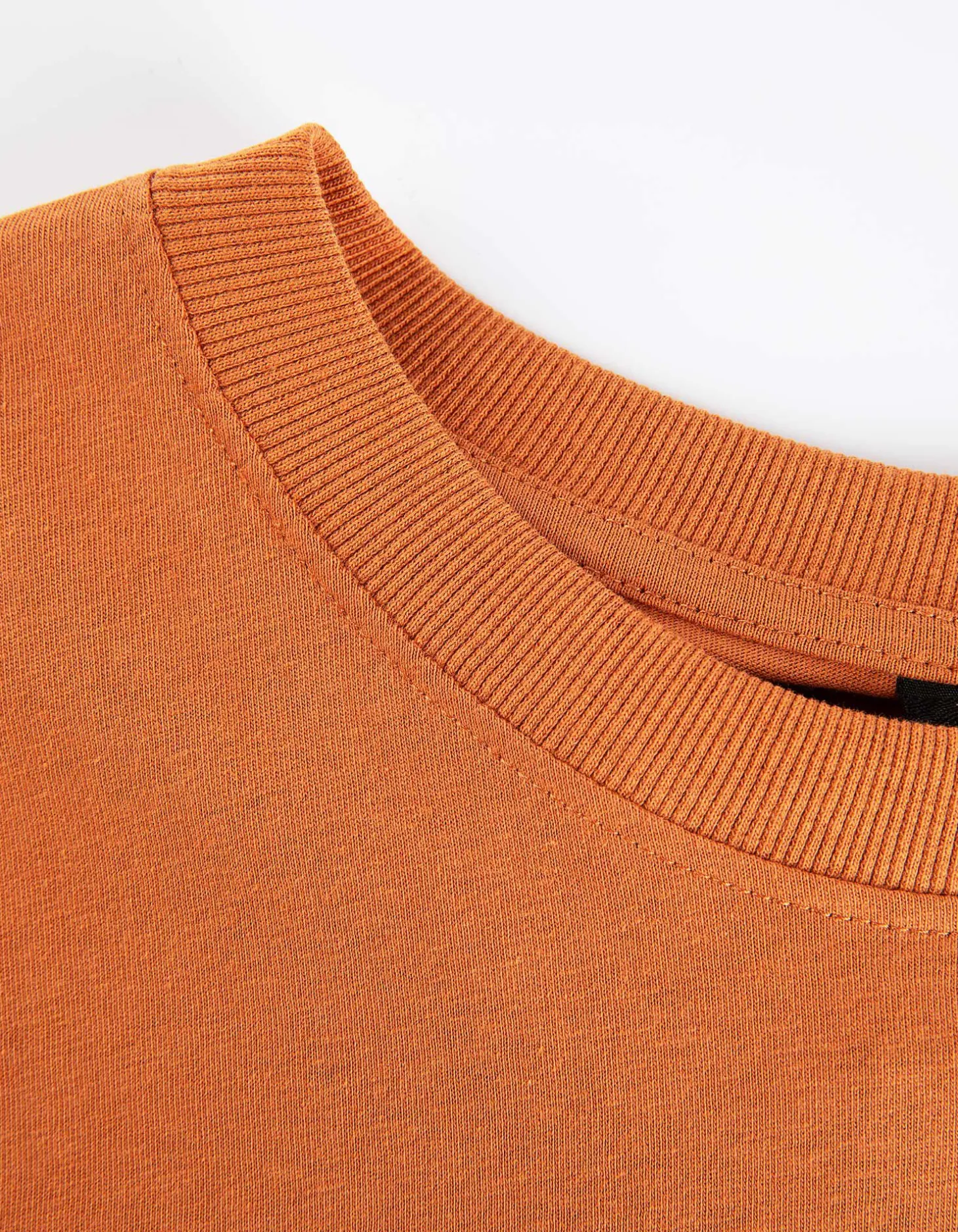 T-shirt - Afdrukken achteraan - bruin