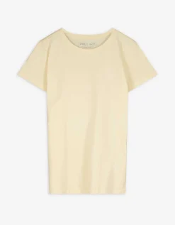 T-shirt - Basis - lichtgeel