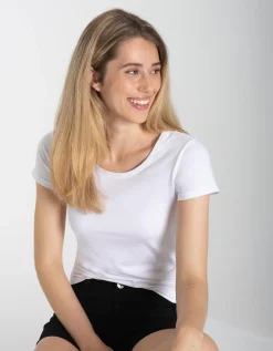 T-shirt - Basis - wit