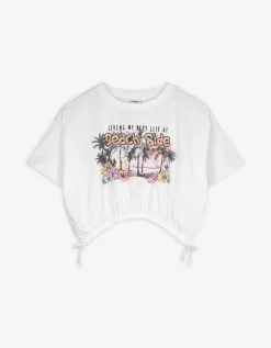 T-shirt - Borduursel - wit