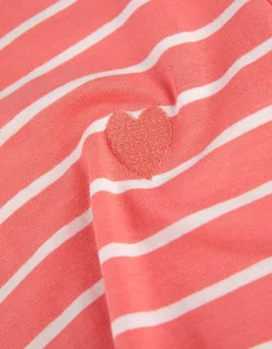 T-shirt - Borduursels - lichtrood