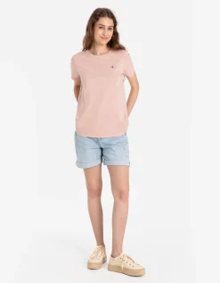 T-shirt - Borduursels - oranje