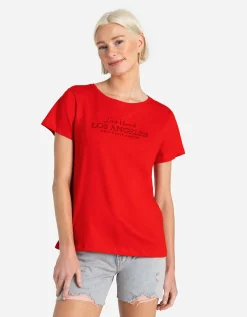 T-shirt - Borduursels - rood