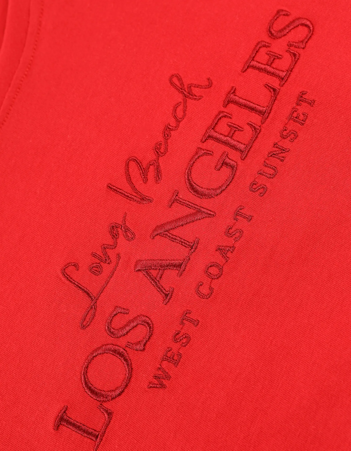 T-shirt - Borduursels - rood