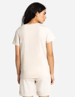 T-shirt - Borduursels - wit