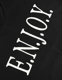 T-shirt - Borduursels - zwart