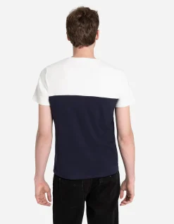 T-shirt - Borstzak - donkerblauw