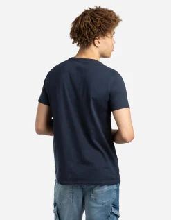 T-shirt - Borstzak - donkerblauw