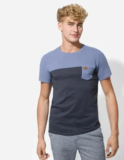 T-shirt - Borstzak - donkergrijs