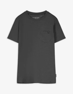 T-shirt - Borstzak - donkergrijs