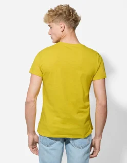 T-shirt - Borstzak - geel