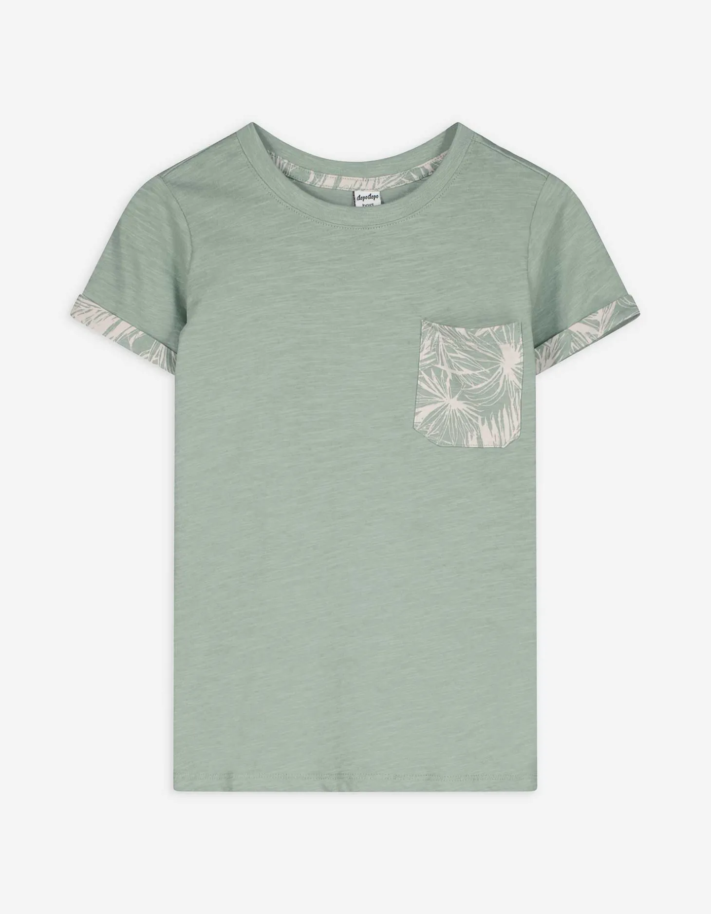 T-shirt - Borstzak - groen