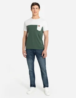 T-shirt - Borstzak - groen