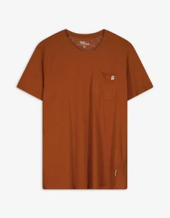 T-shirt - Borstzak - lichtbruin