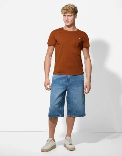 T-shirt - Borstzak - lichtbruin