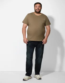 T-shirt - Borstzak - lichtbruin