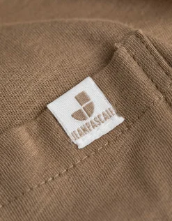 T-shirt - Borstzak - lichtbruin
