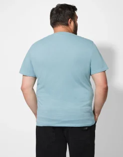T-shirt - Borstzak - turkoois